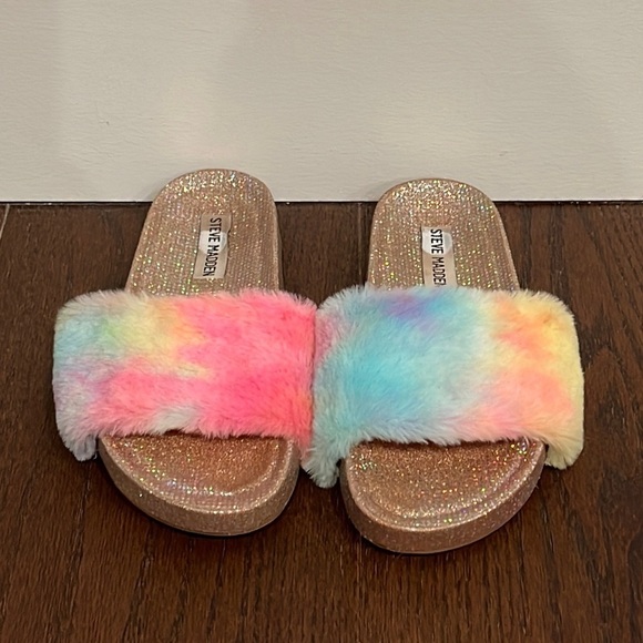 Steve Madden Girls Slides Size 3 - Picture 1 of 5